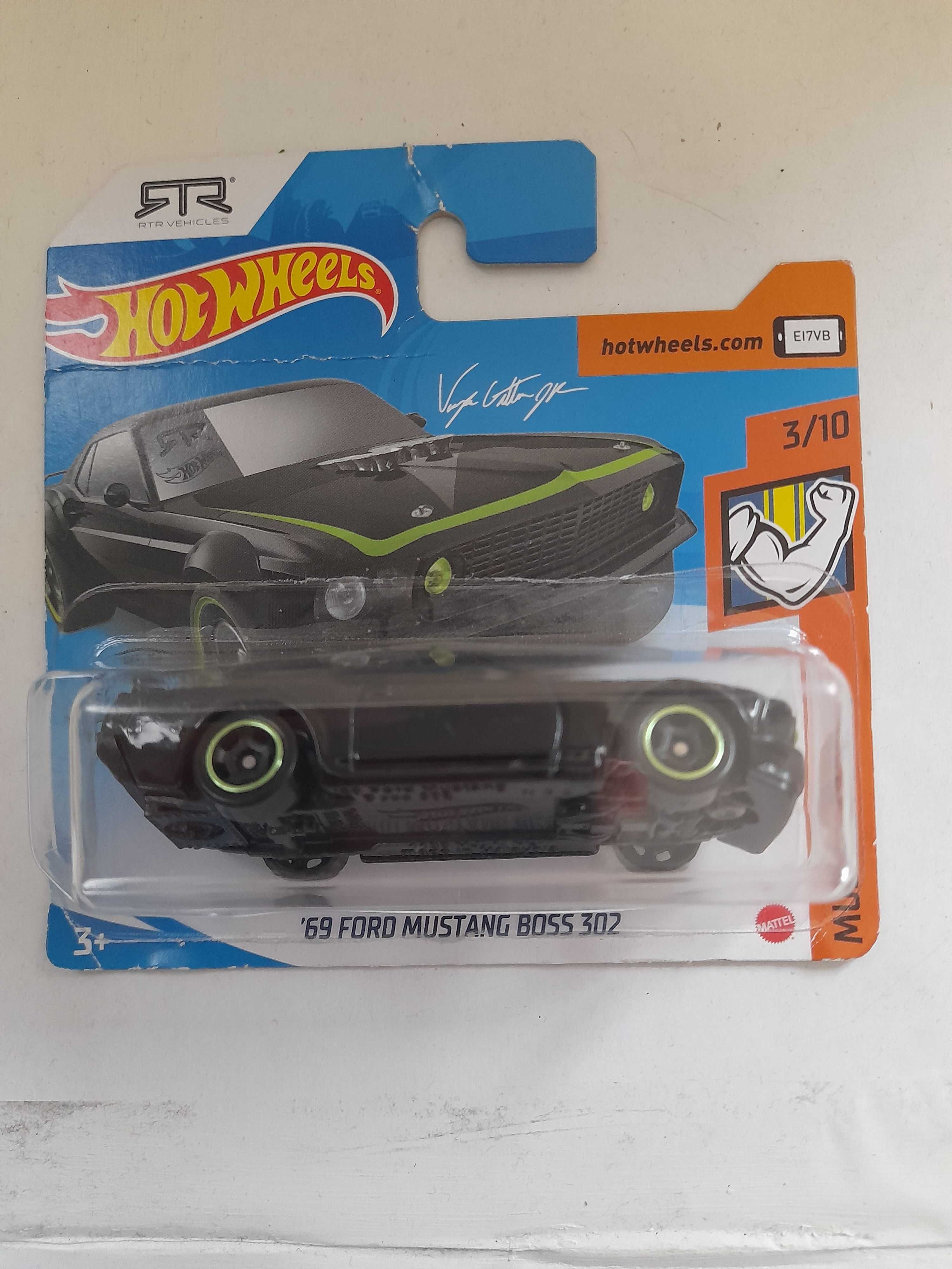 '69 Ford Mustang Boss 302 hotwheels