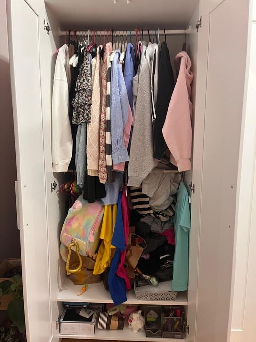 Szafa trzydrzwiowa ikea biała dla dziewczynki  w bdb stanie