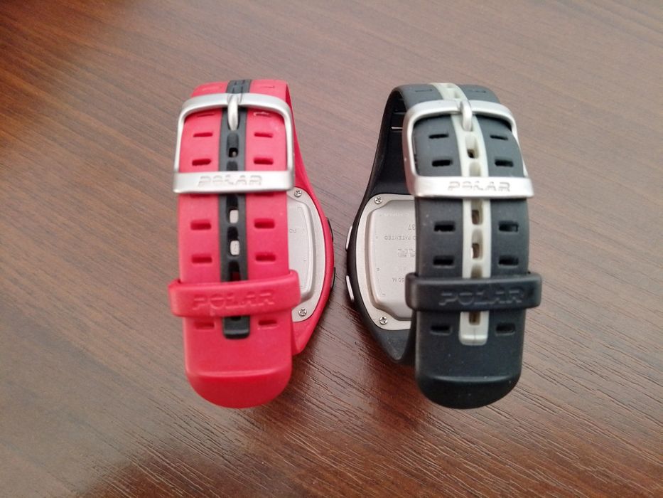 Polar RS200  2 Partnerskie Zegarki Czerwony Czarny  Fitness Uniseks