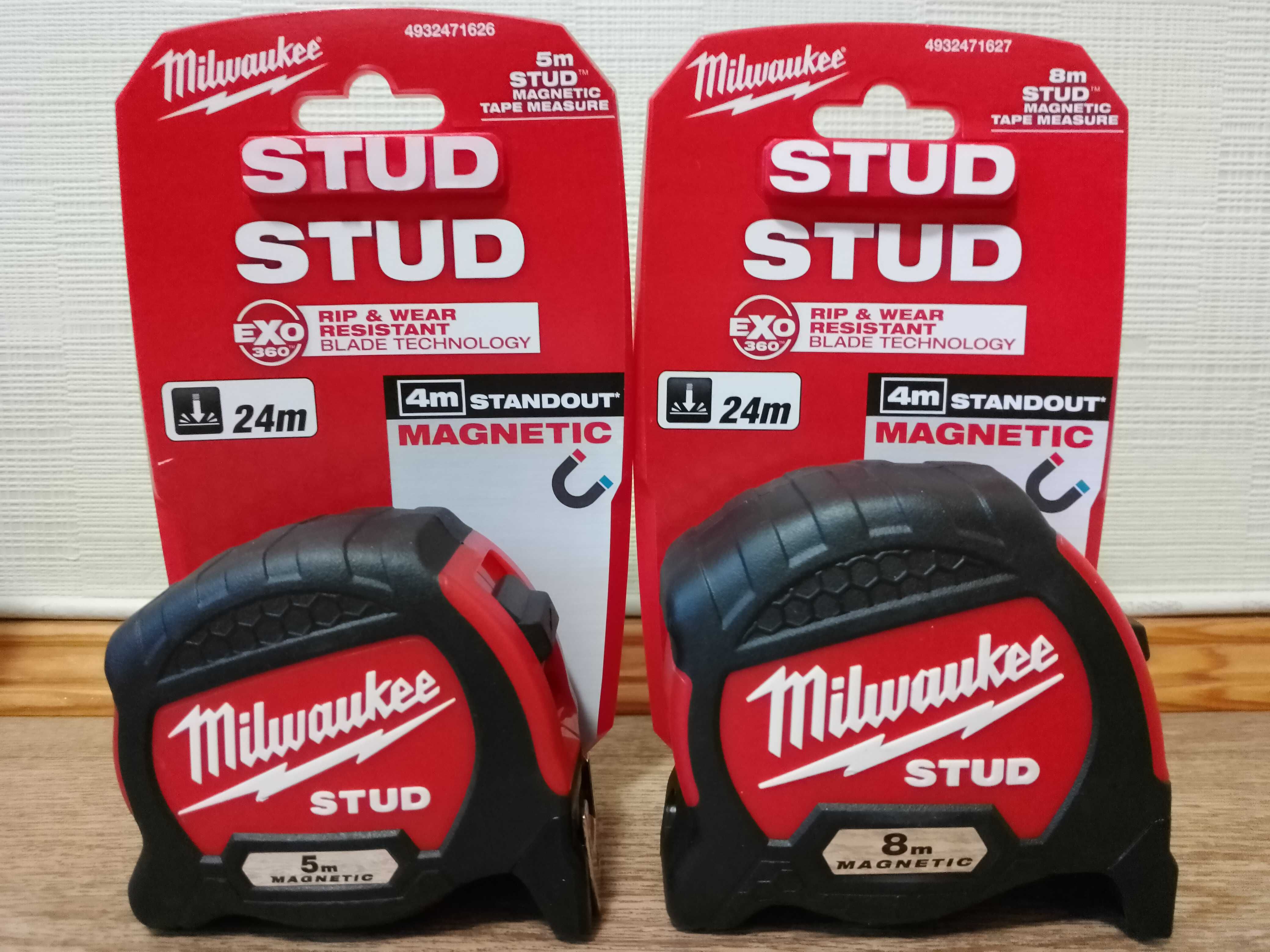 Рулетки Milwaukee Magnetic GEN III/ STUD GEN II/ з LED підсвіткою