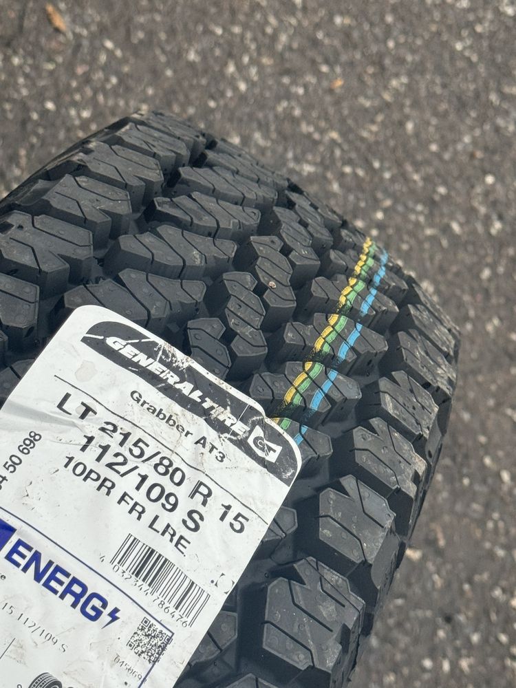 Шини всесезонні 215/80r15 General Grabber A/T 3 R15