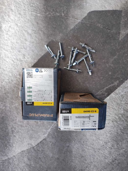 RAWLPLUG Kotwa stalowa do sufitów podwieszanych 6X40MM 144szt