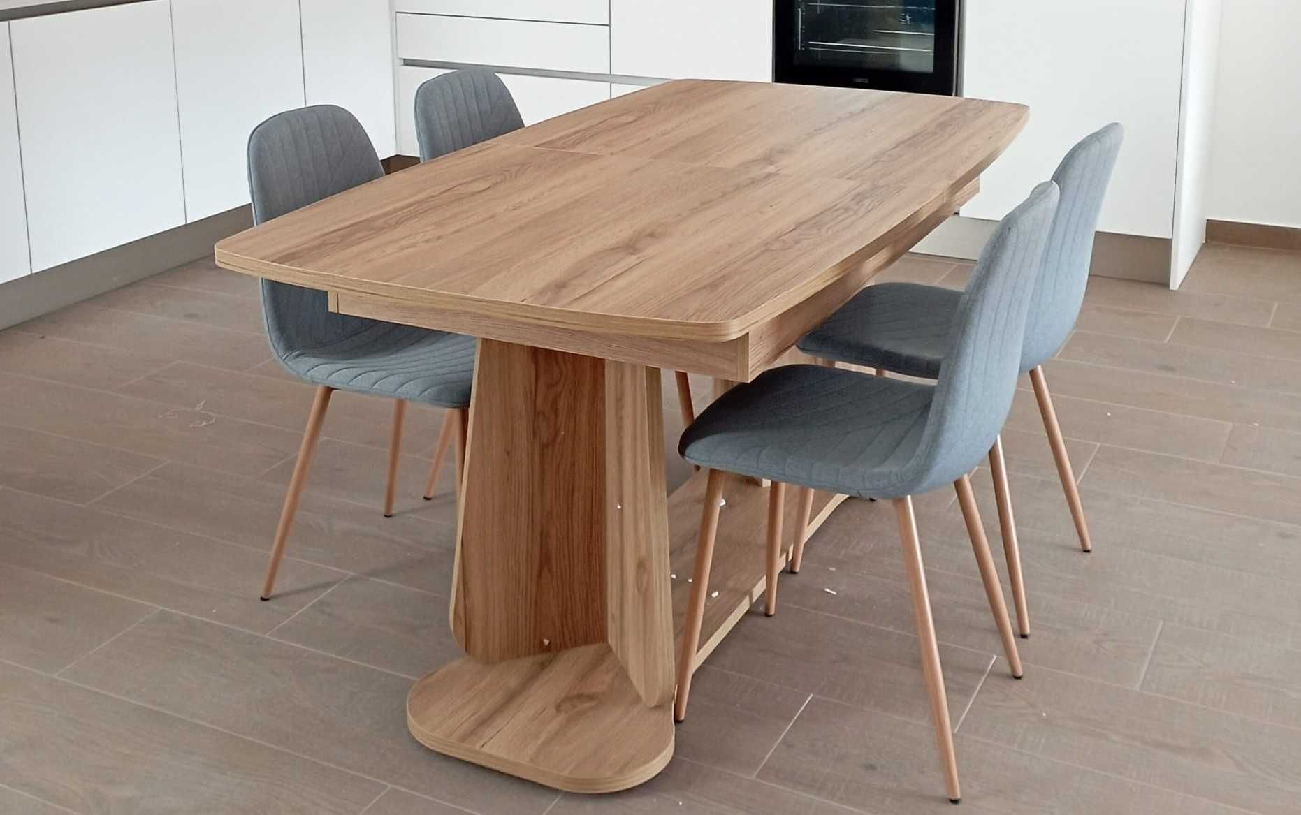 Mesa de sala de estar/ jantar de madeira ( extensível)_Nova