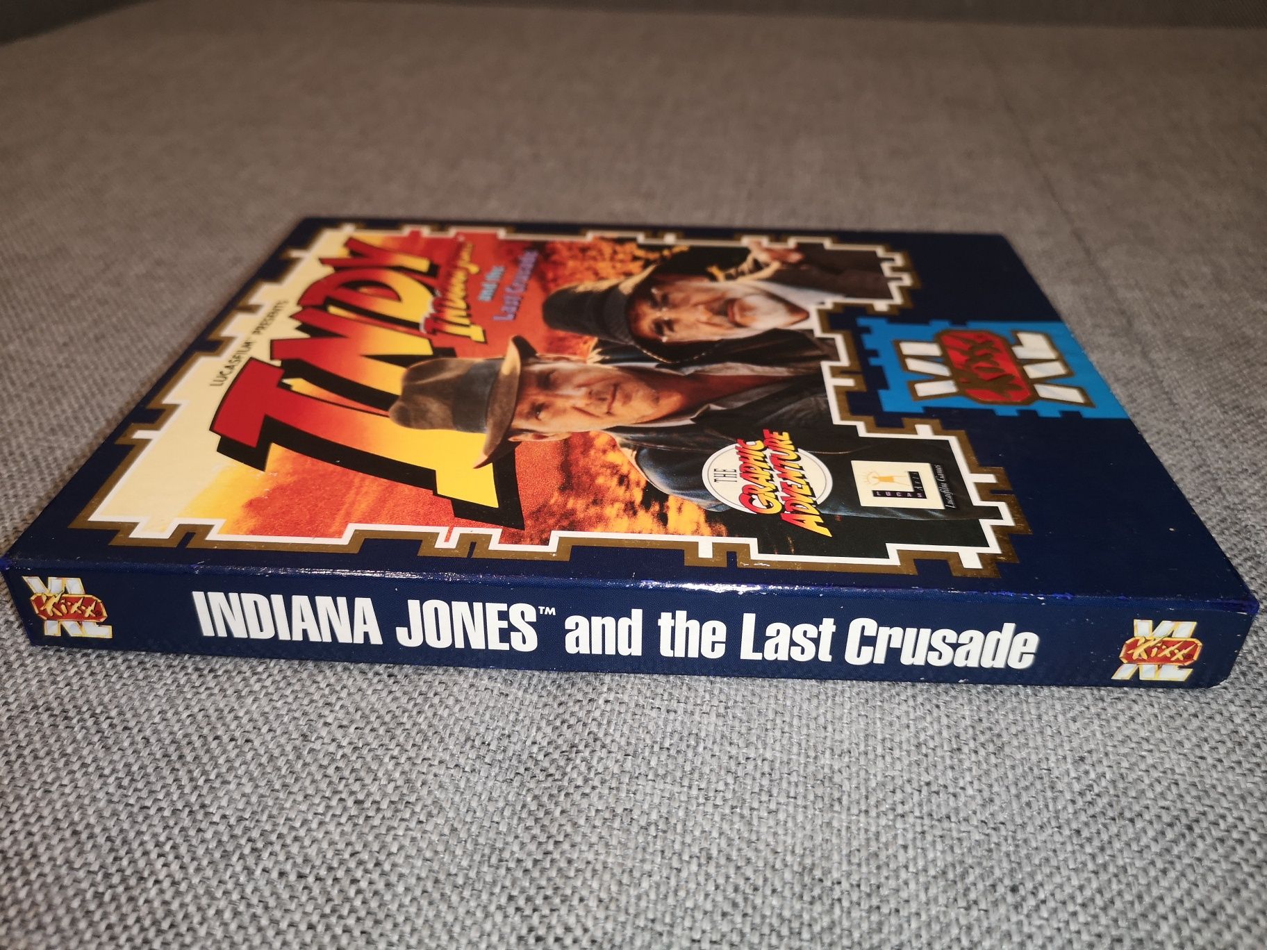 Indy Indiana Jones AMIGA gra BIG BOX Retro (1992) BIAŁY KRUK