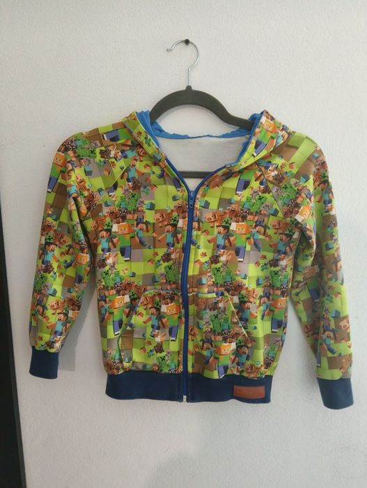 Zestaw bluza + bluzka Minecraft 128