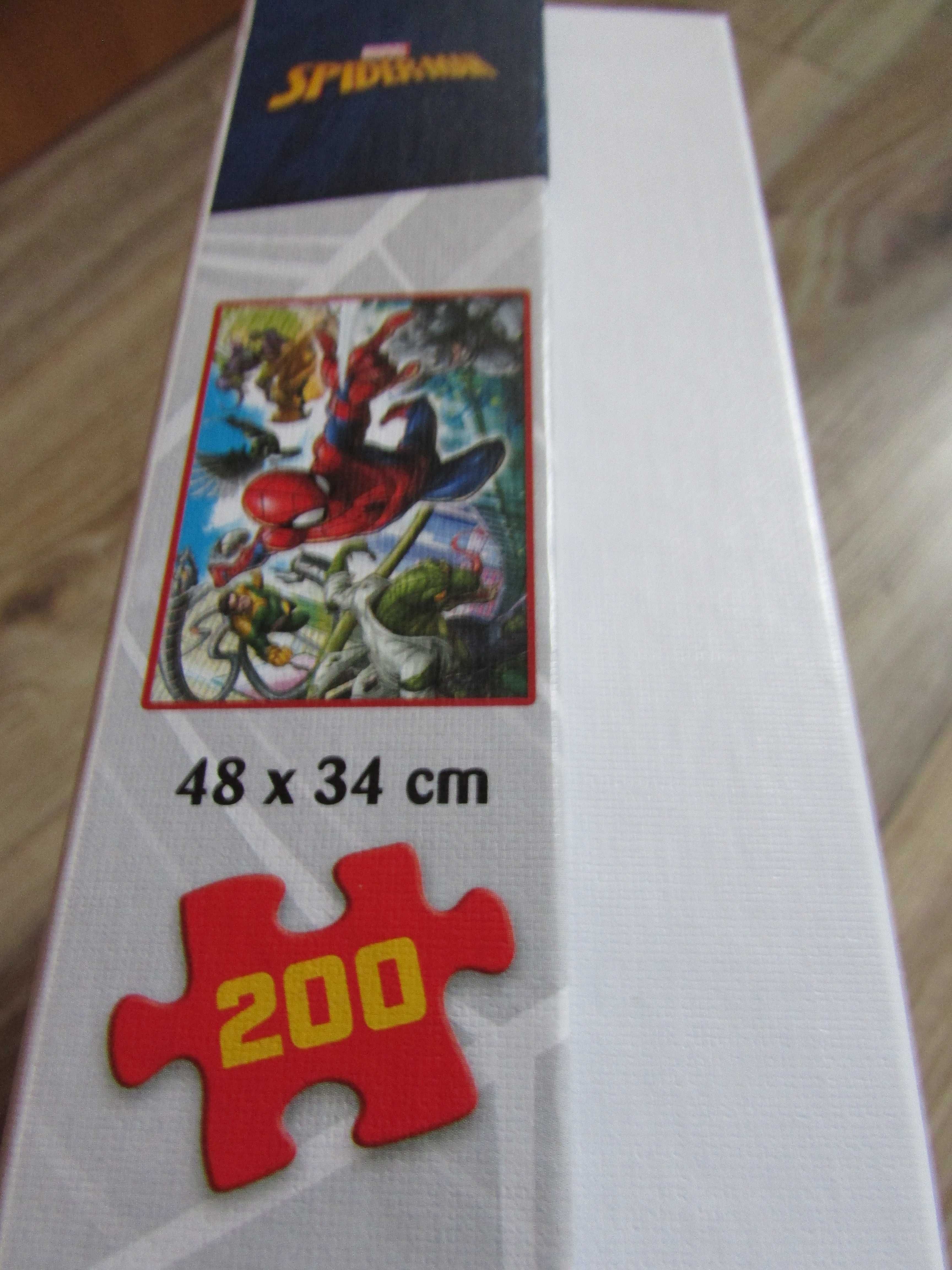 puzzle Spiderman Marvel 200szt 6+ 48cm x 34cm