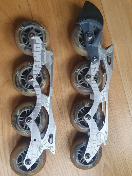 Szyny Powerslide 4x90mm 165mm ssm kola 84mm 83A lozyska abec 7 komplet