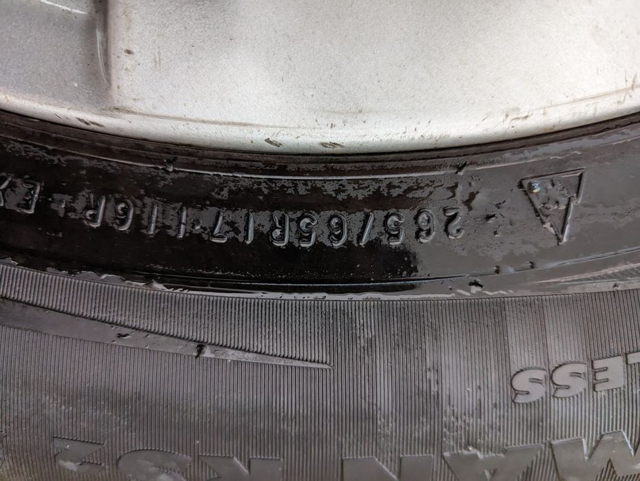 Диски титани BMW з резиною Nokian Nordman RS SUV 265/65 r17