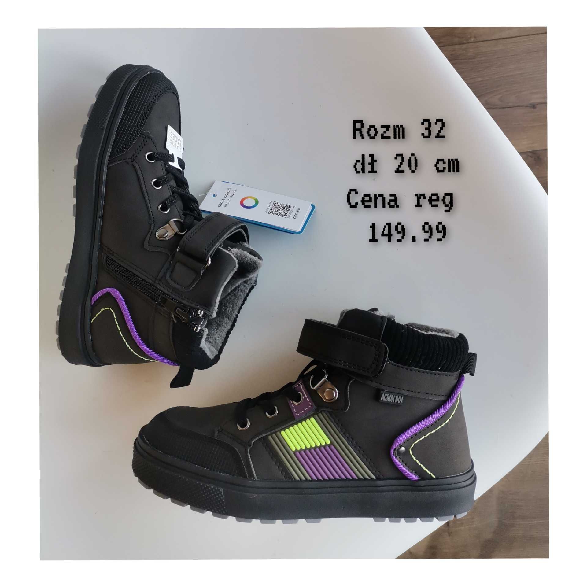 Nowe buty 31  botki Chłopięce 20 cm buty CCC 32