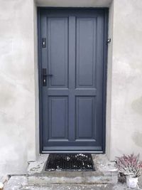 Drzwi wejściowe drewniane zewnętrzne dębowe dostawa GRATIS