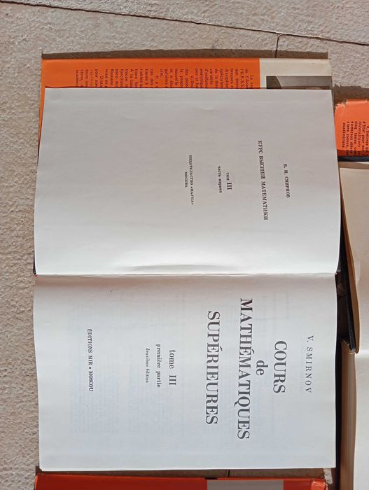 Cours de mathematiques superieures tome I, II, III, IV e V