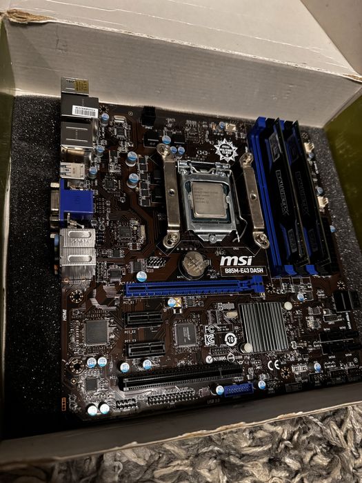 Intel i7 4790, B85M-E43 DASH Socket 1150, 16GB Ram DDR3, Fortis 3