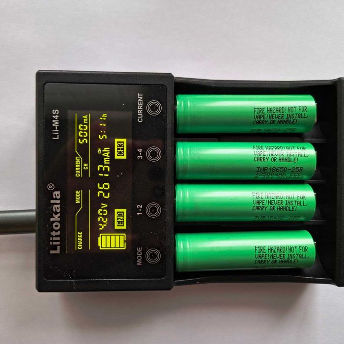 18650 акумулятор високострумовий Samsung INR18650-25R 2500mah/20A/12m