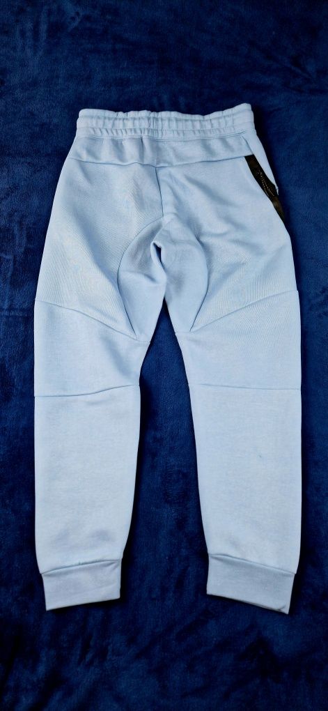 Nike Tech Fleece Spodnie Dresy Niebieskie L