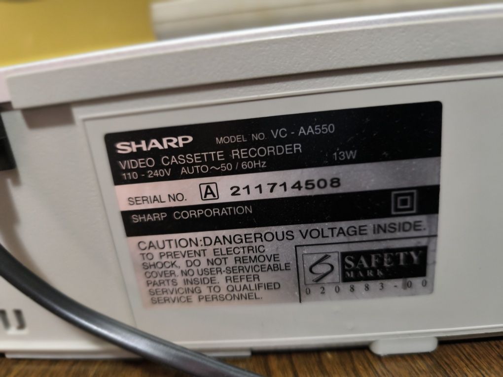 Продам SHARP VC-AA550