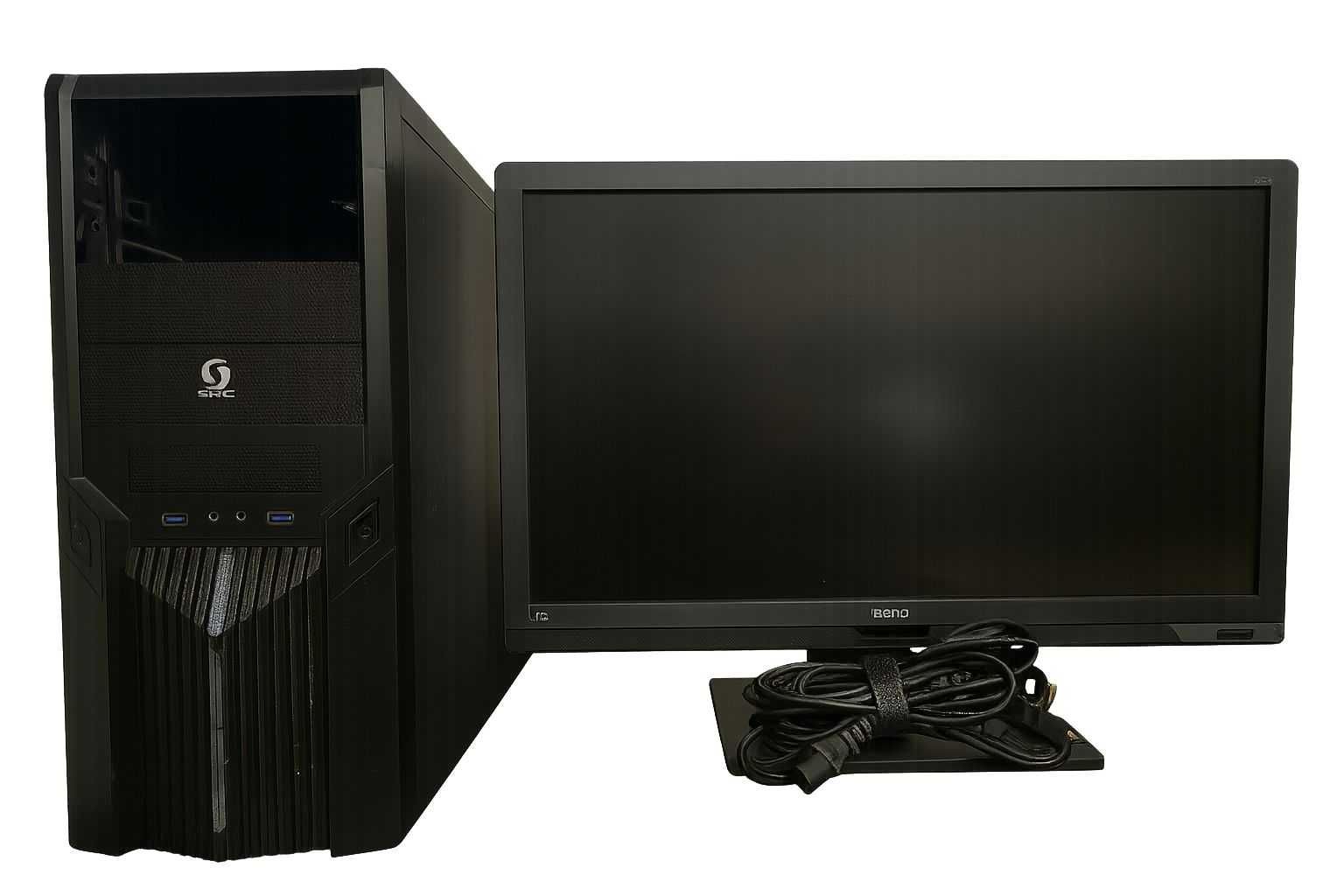 Komputer i5 + 24 GB RAM + SSD + Monitor 24" BenQ | Gotowy do pracy