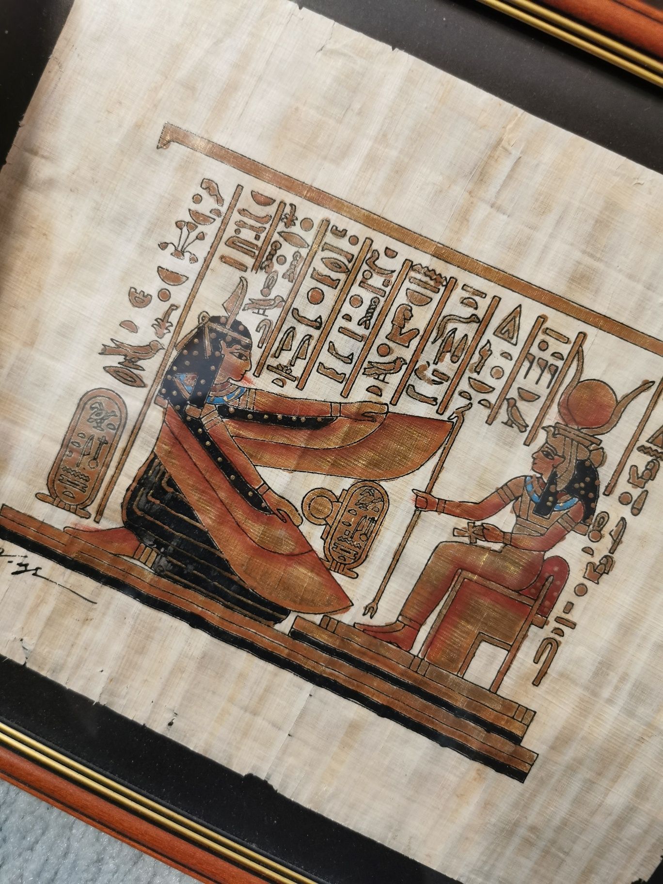 Zestaw obrazów dekoracyjny j motyw starożytny Egipt