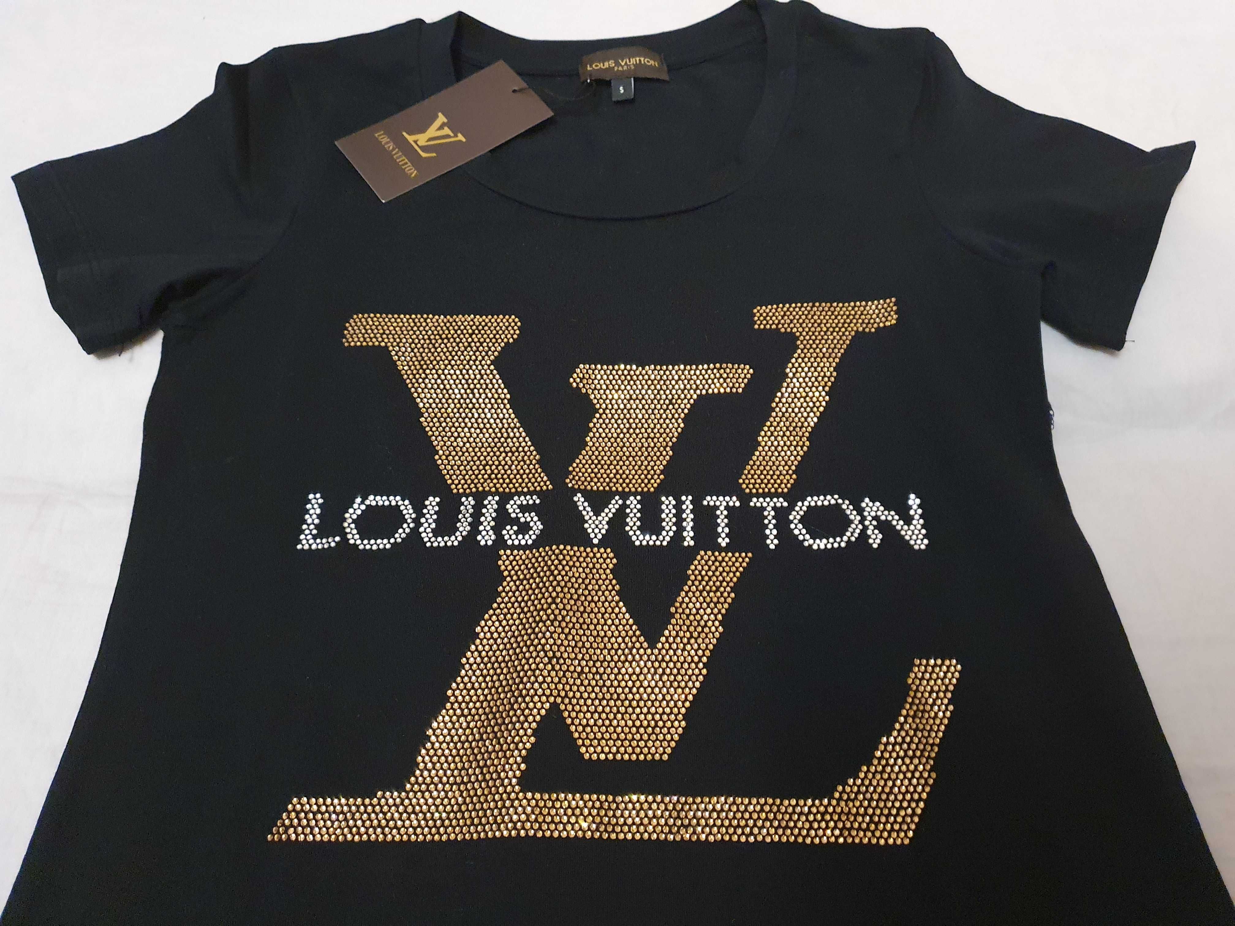 NOWA damska koszulka Louis Vuitton t-shirt LV bluzka S xxl