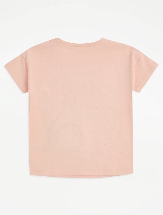 92 98 George Disney Moana tshirt koszulka z cekinami brokatowy nadruk