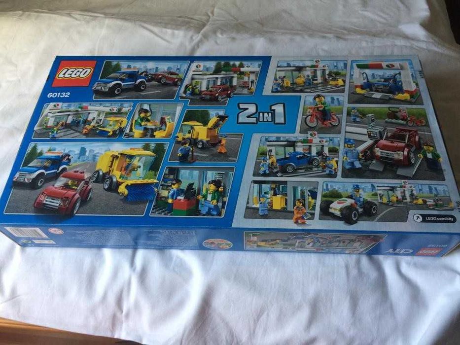 Lego City 60132, estação de abastecimento, selado de fábrica