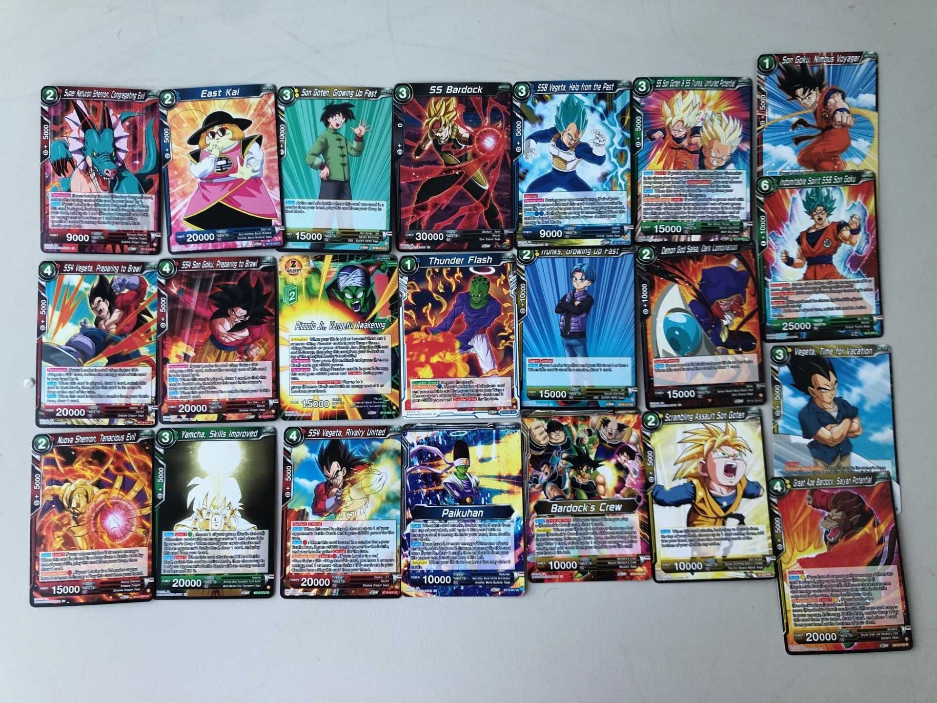 Lote Dragon Ball Super Cards Inglês/Original