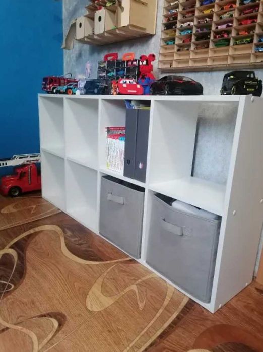 Стелаж з дсп стелаж книжковий полка для игрушек полиця з дсп для офісу