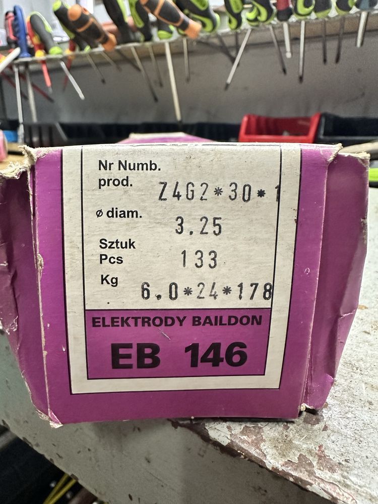 Elektrody Bildon Eb146 3,25 6KG oraz 2,5 4,5 kg