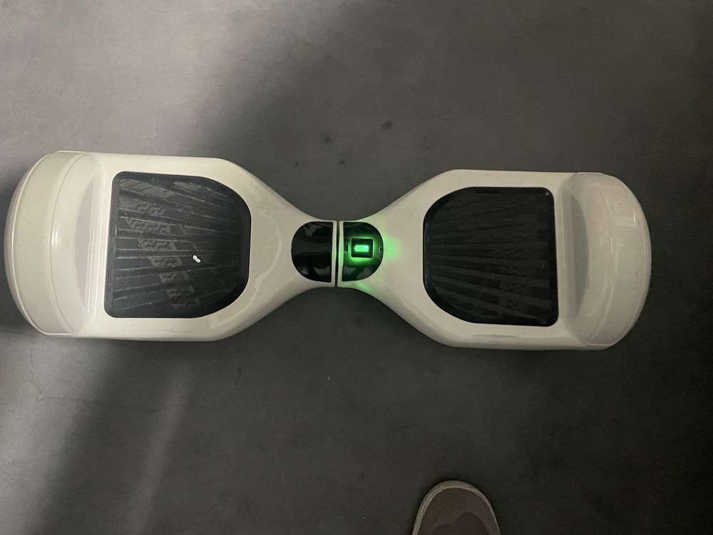 Hulajnoga Hoverboard elektryczny biały – jak nowy, w pudełku