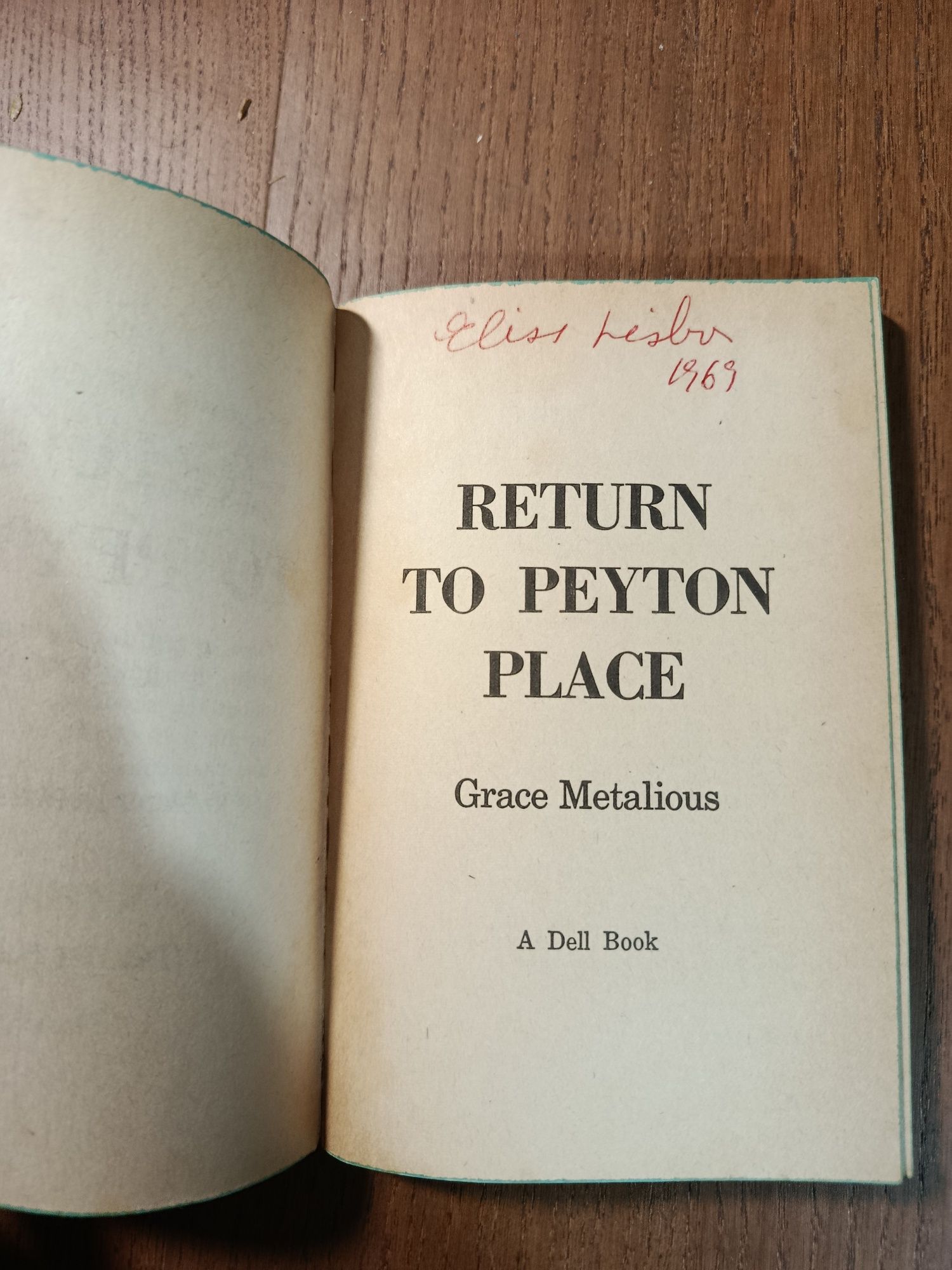 Return to Peyton Place