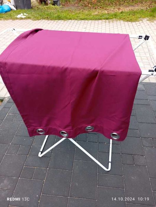Komplet 2 zasłon na przelotkach  140x204 cm