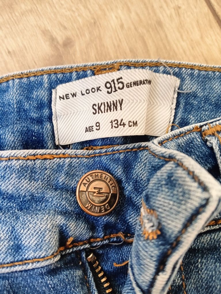 Spodnie jeans New look 915 Generation skinny 9 lat 134 cm