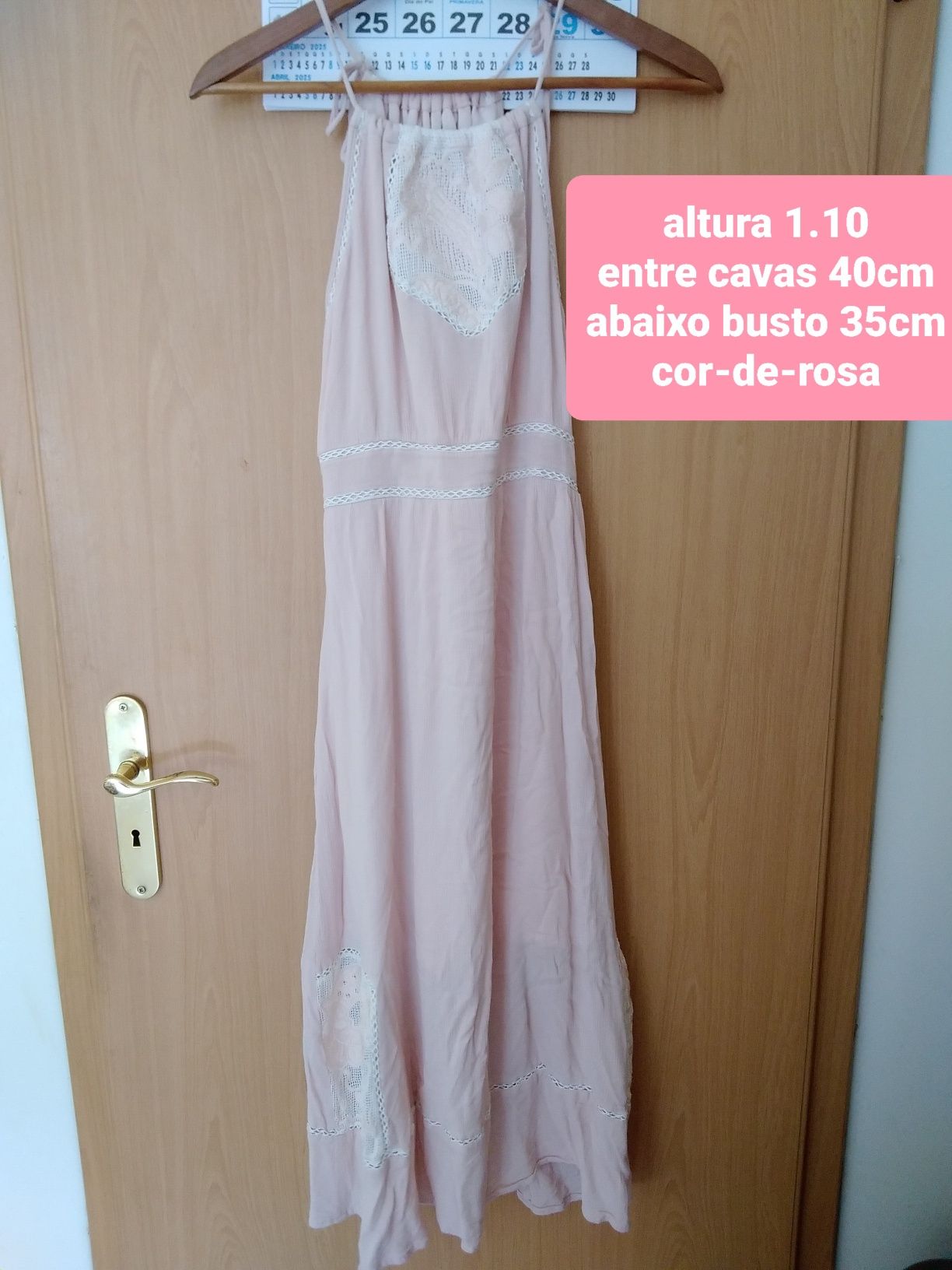 Vestido ANANY rosa tam. S