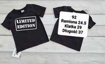 Koszulka chłopięca bawełna tshirt Style-Kids 92 limited edition czarny