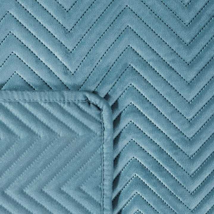Narzuta 220x200 cm niebieski pled miękki