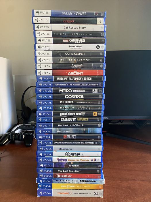 Lote de Jogos Ps4 e Ps5
