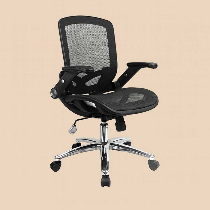 Ergonomiczny fotel biurowy krzesło obrotowe regulowany podłokietnik