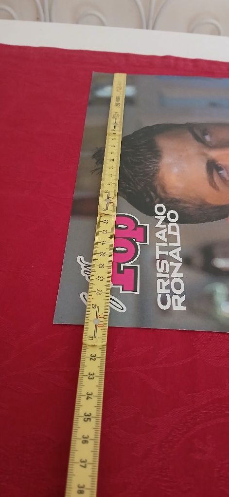 Poster Cristiano Ronaldo/FF, com defeito