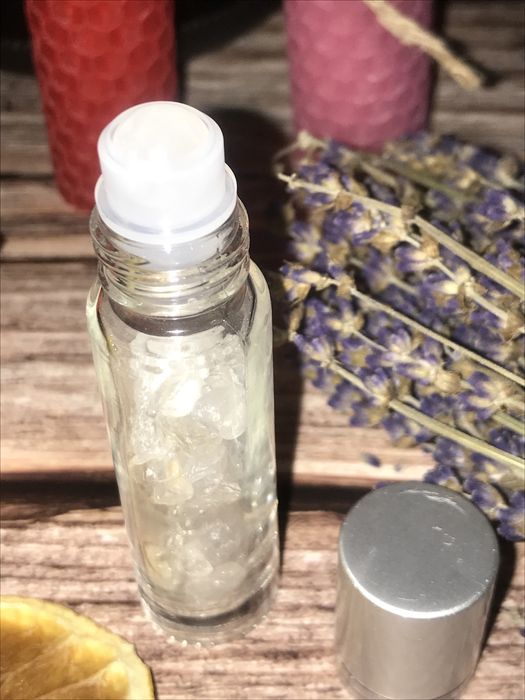 Magia Buteleczka z kryształami na olejek 10ml – kryształ górski Tarot