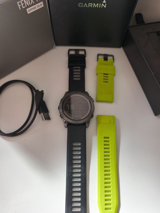 Garmin Fenix 7x safira solar