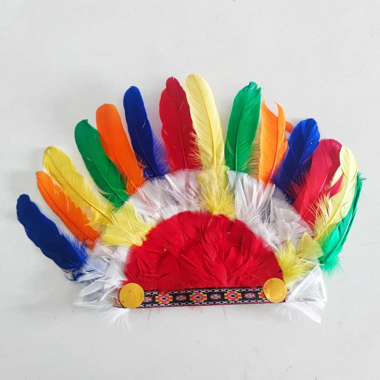 Pióropusz Opaska indiańska puchowa