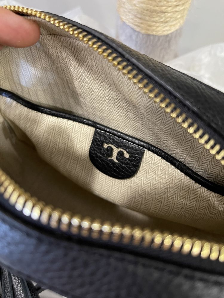 Сумка шкіряна Tory Burch жіноча з натуральної шкіри