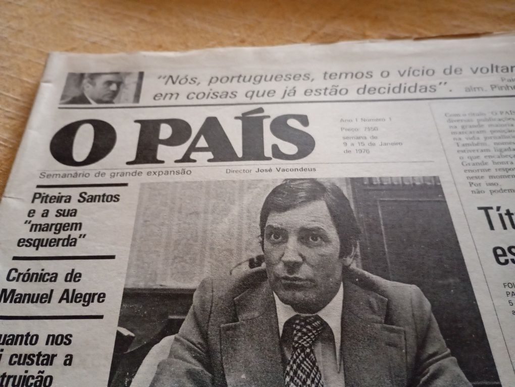 Primeiros números revistas e jornais