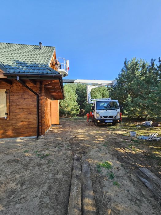 Podnośnik koszowy zwyżka na aucie 20m z operatorem WYNAJEM WYSIĘGNIK