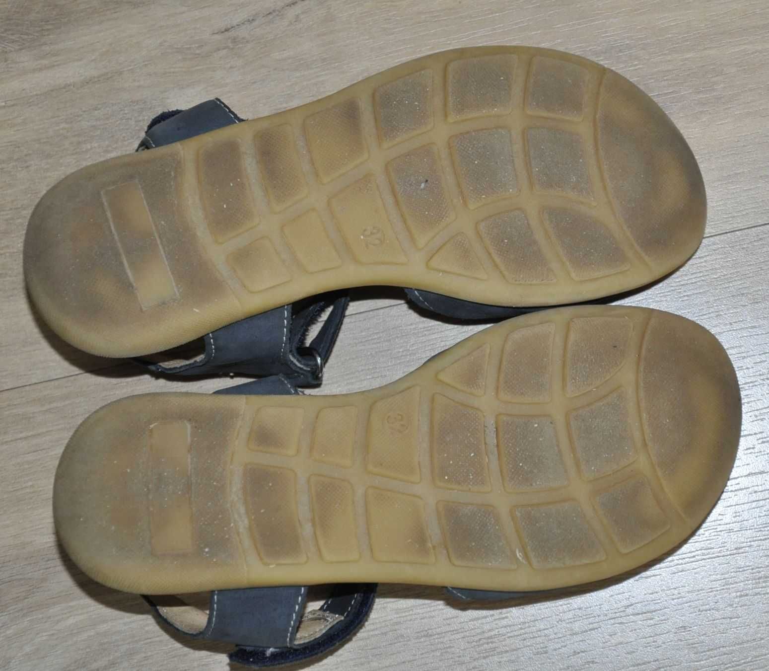Sandały Sabalin R.32 skórzane, super sandałki na rzepy, Jak Superfit