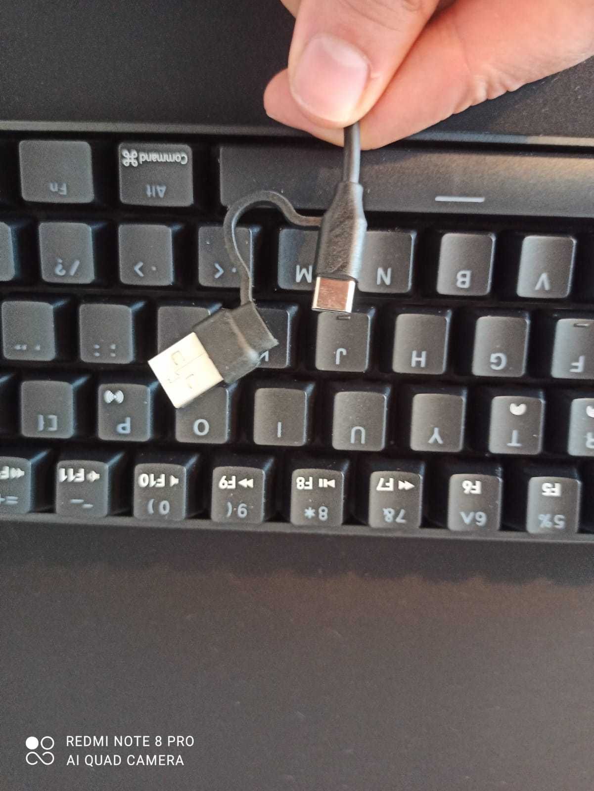 Teclado Mecânico Gamer ROYAL KLUDGE RK71 RGB Wireless – NOVO na caixa!