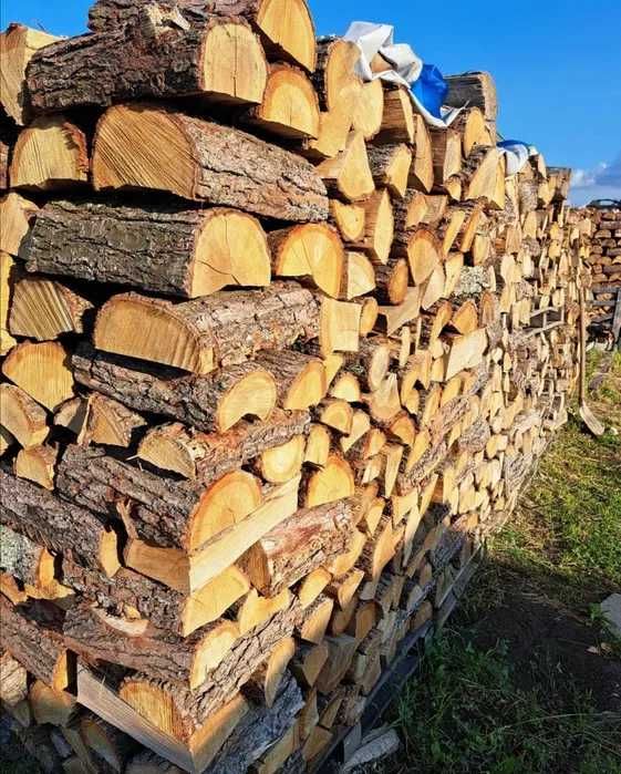 Drewno kominkowe i opałowe- sezonowane, układane