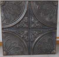 Painel decorativo metal bronze