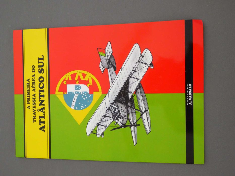 Livro BD A Primeira Travessia Aérea do Atlântico Sul