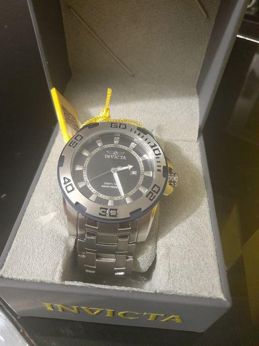 Relógio invicta original na caixa prateado