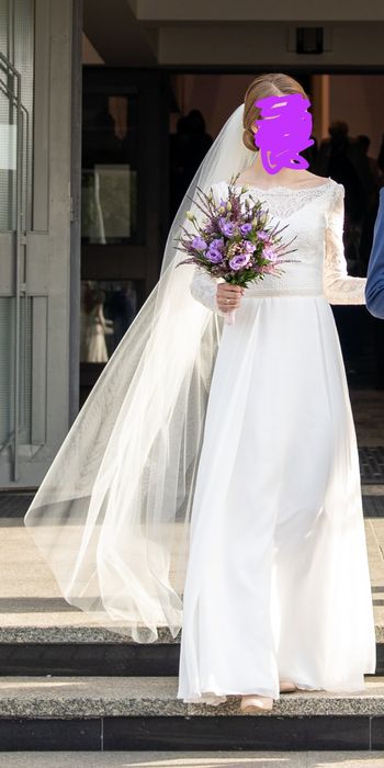 Suknia ślubna Juda&Pietkiewicz Camelia z długim rękawem